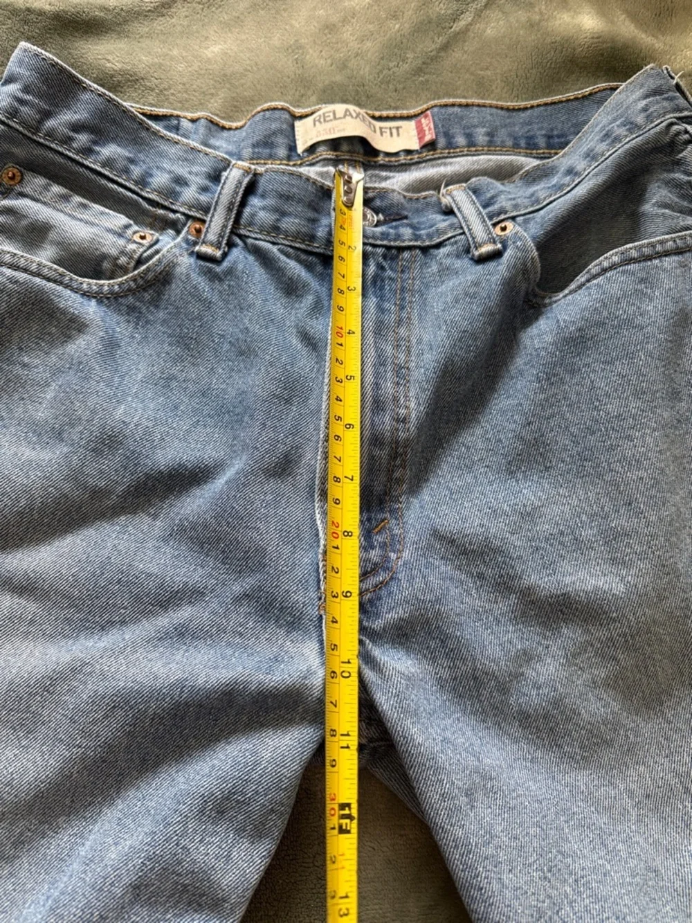 Levi's Light Blue Straight Leg Jeans